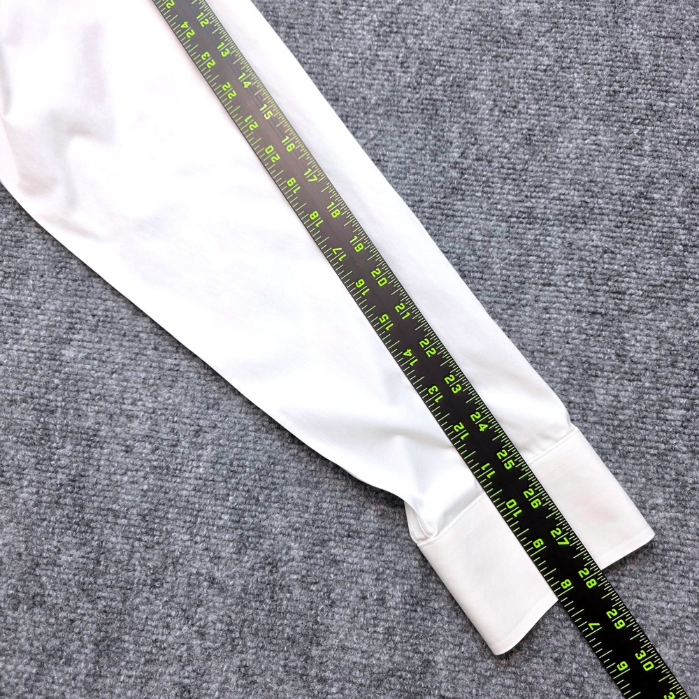 UNTUCKit Men's XXL Tall White Wrinkle Free Cotton Long Sleeve Button Down Shirt - Picture 13 of 14